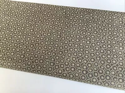 CLEARANCE BOLT END 30cm X 110cm Lewis & Irene Shinrin Japanese Taupe 100% Cotton • £1.75