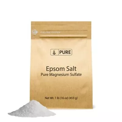 Pure Original Ingredients Epsom Salt (1 Lb) Pure Magnesium Sulfate Food Grade • $12.25