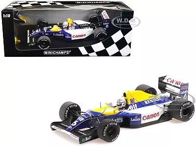 Williams Renault Fw14b #6 Patrese F1 Championship 1992 1/18 Minichamps 110920006 • $189.99