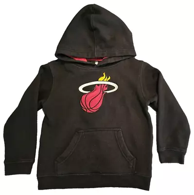 Miami Heat NBA Kids Clothing Sz Large (7) Long Sleeve Basketball Pullover Hoodie • $9