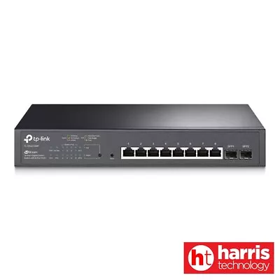 TP-Link TL-SG2210MP JetStream 10-Port Gigabit Smart Switch With 8-Port PoE+ • $213.90