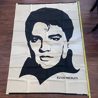 Vintage Elvis Presley  62” X 45” Poster Banner Tapestry RARE Free Lance Signs XL • $55