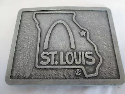 St. Louis MO Gateway Arch Belt Buckle  Vintage • $15.99