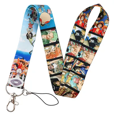 One Piece Anime Series Monkey D. Luffy Themed ID Badge Holder Lanyard • $5.99