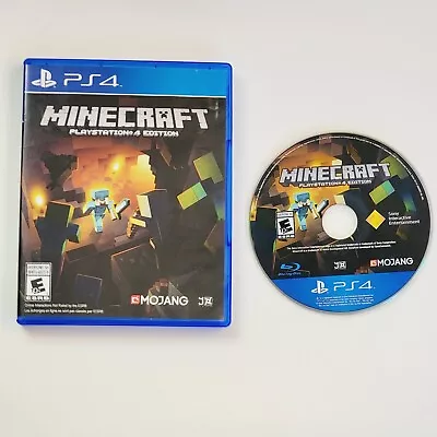 MINECRAFT PLAYSTATION 4 EDITION (PLAYSTATION 4 2014) PS4 GAME- Tested • $21.99
