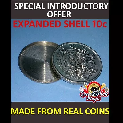 10 Cent Australian Expanded Coin Shell / Made From Real Coins! Premium Quality! • £8.99