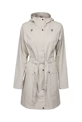 Ilse Jacobsen Raincoat RAIN70 UK Size 14 Milk Cream • £99.99