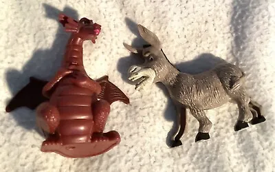 McDonalds Toys Donkey & Dragon From Shrek  2011 • £8.50