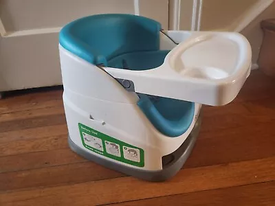 Ingenuity Baby Base 2-in-1 Booster Feeding And Floor Seat With Self-Storing Tray • $5