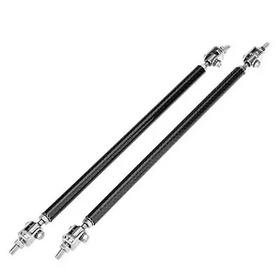 Adjustable Carbon Fiber Front Bumper Lip Splitter Strut Rod Tie Support Bar2pcs  • $21.50