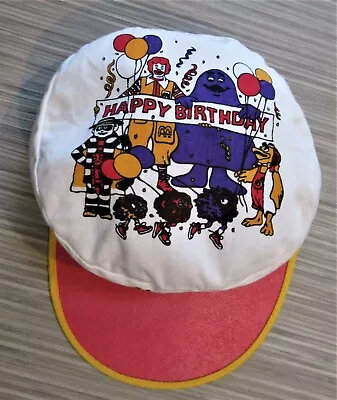 $3.99 • Buy McDonald's Child's McDonaldland Birthday Party Hat