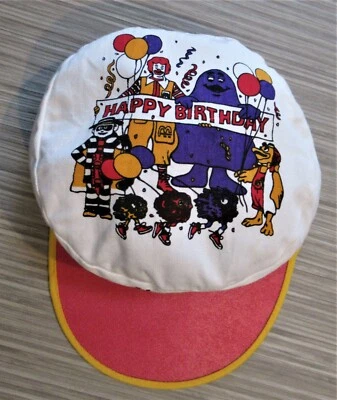 $3.99 • Buy McDonald's Child's McDonaldland Birthday Party Hat