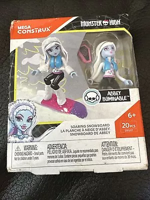 Mega Construx Monster High Abbey Bominable Snowboard New Sealed • $20.39