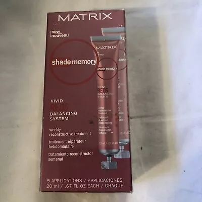 MATRIX Shade Memory Vivid Reds Balancing System 5x 0.67oz • $25