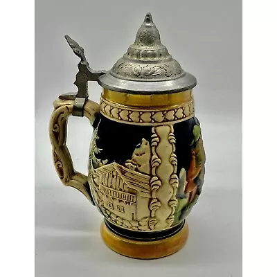 Reinhold Merkelbach German Beer Stein #4098 - Courting Couple • $32