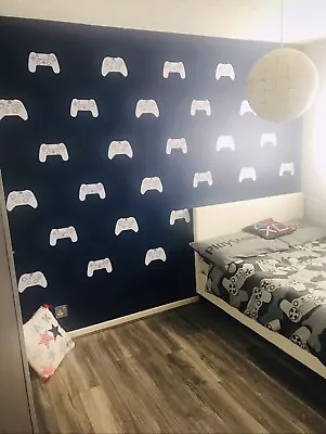 20 X Ps4 Or Xbox Gamer Controller Wall Vinyl Stickers Pack Decal DIY Bedroom • £9.99