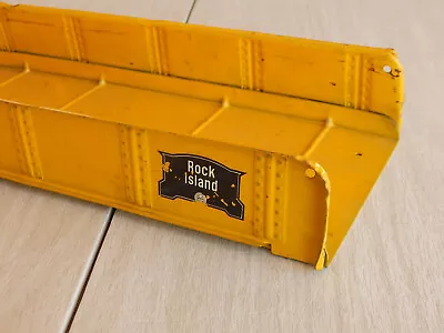 Marx Rock Island RR Girder Bridge No. 1305 Yellow Vintage 1950s • $29