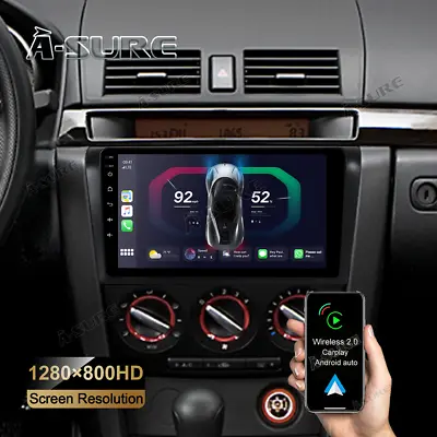 For Mazda 3 2003-2008 2+32G Apple CarPlay Android Car Stereo Radio JBL 1280HD • $144.49