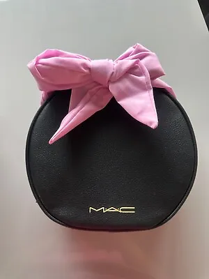 MAC Cosmetics Beauty Bag Vanity Case Black & Pink • £17