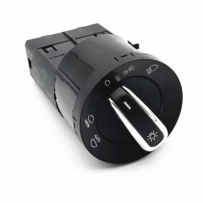 Chrome Headlight Control Switch Fog Lamp Knob 3BD941531A For VW Bora Golf GTI 4 • $12.17