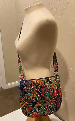 Vera Bradley Purse Saddle Hipster Crossbody Bag Venetian Paisley • $22.22