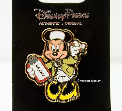Disney Parks Nurse Minnie Mouse With Stethoscope & Clipboard Pin White New Gift • $9.99