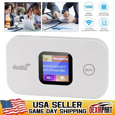 Unlocked 4G LTE Mobile Broadband WiFi Wireless Router Hotspot Tool Portable MiFi • $23.58