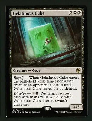 Error Square Corner - Gelatinous Cube NM - Adventures In The Forgotten Realm MTG • $5.99