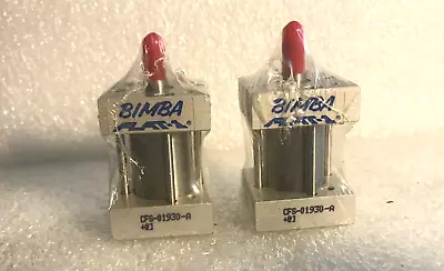 Bimba Cfs-01930-a  Mini Pneumatic Cylinders. (lot Of 2)  **new** • $85