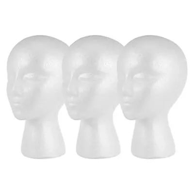 Styrofoam Wig Heads Foam Mannequin Head Male Styrofoam Model Heads Manikin Head  • $50.73