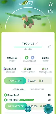 Pokemon Trade | Tropius! Regional Pokemon | Safe Cheap & Fast! • $1.99