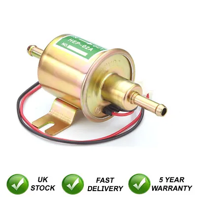 12v Electric Universal Petrol Diesel Fuel Pump Facet Cylinder Style Tractor Boat • £12.39