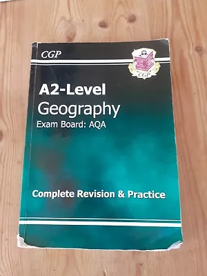 CGP - AQA - A2 Level Geography - Complete Revision And Practice Study Guide • £9.99