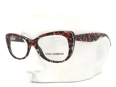 Dolce & Gabbana DG 3166 2778 Eyeglasses Glasses Flowers On Black 51-16-135 • $108.50