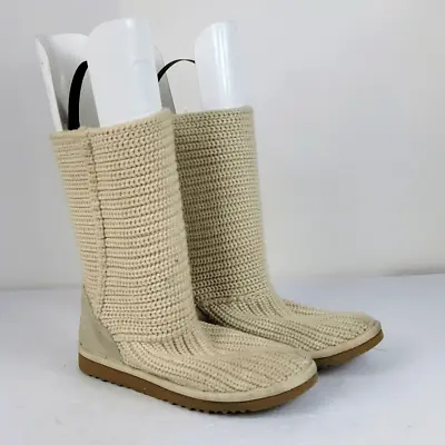 UGG Australia 5833 Classic Crochet Winter Women's Boots Size 6 • $49