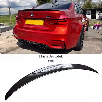 Full Dry Carbon Fiber Rear Trunk Spoiler MP Style For BMW M3 F80 3 Series F30  • $209.95