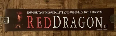 $20 • Buy RED DRAGON Mylar 5x25 POSTER Rare ORIGINAL Hannibal Lecter