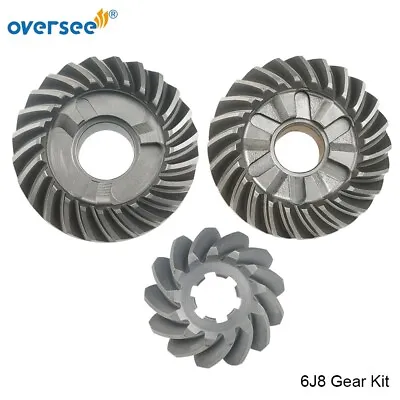 6J8 Gear Kit 6J8-45551/-45560/-45571-00 For YAMAHA Outboard 2T 25 30HP 3Cly Moto • $92.40