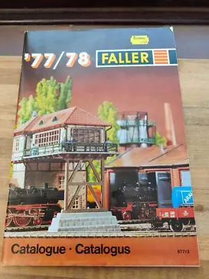 Faller Model Buildings Etc Catalogue With Price List 1977 - 1978 • £8.50