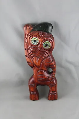 Vintage Maori Teko Teko - Wall Hang Hand Carved - Made From Wood • $59.39