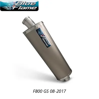 F800 Gs Exhaust 2008-2017-bmw- Blueflame Titanium Single Port • $312.64