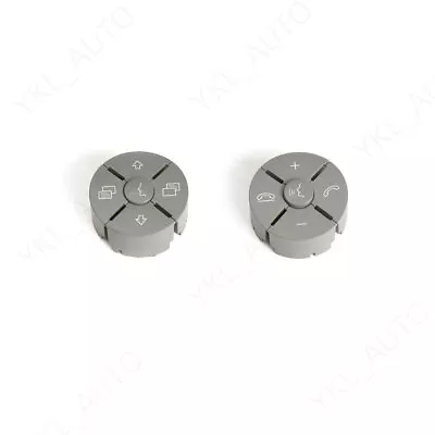 2x Steering Wheel Switch Button Gray For Mercedes Benz W164 ML GL W251 R Class • $24.64