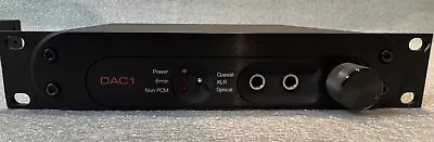 Benchmark DAC1 D-to-A Converter Preamp Headphone Amp Black Rack Ear 24bit 192kHz • $450