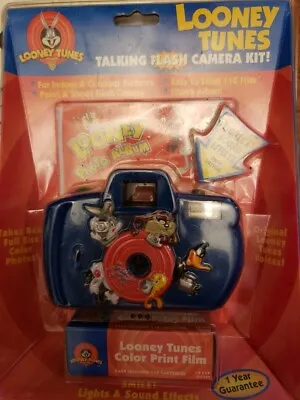 NEW Looney Tunes Talking Flash Camera Kit Light Sound Effects 110 + Photo Album • $29
