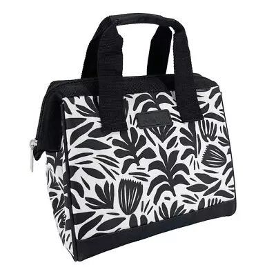 Lunch Bag Tote Insulated Storage Container Carry Strap Leak Proof Blooms • $30.95