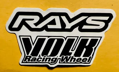 $2.89 • Buy Rays Volks Racing Wheels Sticker. Approx Size. 2-3/4”X 1-1/2”  Glossy Finish.