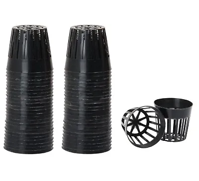 50pcs Net Cup Pots.  2 Inch (5cm) Hydroponic Planting Mesh Pot Net. Heavy Duty. • £14.99