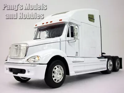 Freightliner Columbia Extended Cab - WHITE - Semi Truck 1/32 Scale Diecast Model • $39.99