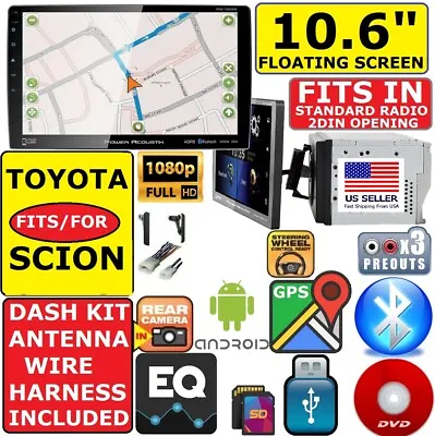 Fits/for Toyota Scion 10.6  Navigation Bluetooth Usb Cd/dvd Car Radio Stereo Pkg • $640.69