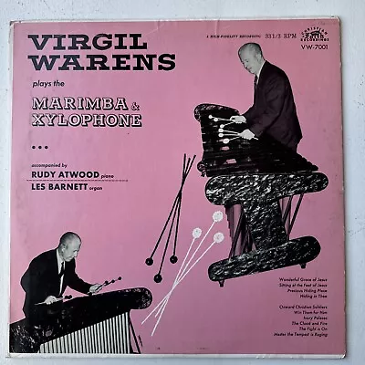 LP Vinyl Virgil Warens Plays The Marimba & Xylophone RARE Christian Faith VW7001 • $9.99